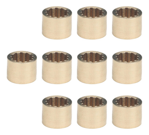 10 Piezas Billar Cue Ferrules Piezas De Reparación De 9 Mm