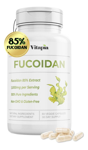 Vitapia Pure Fucoidan - Capsulas De Extracto De Algas Marina
