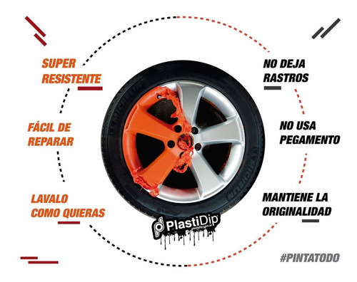 Pintura Removible Plastidip Aerosol Verde Perlado