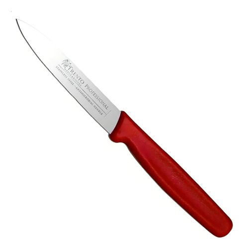 Cuchillo De Cocina Mango Rojo Trento