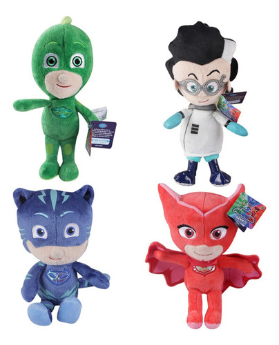 4pcs Pj Masks Peluche Muñeca Juguete Niños Navidad Regalo