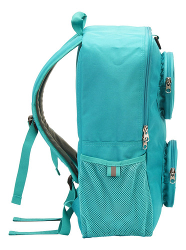 Mochila Lego Brick Teal Para Escola, Viagens E Trabalho