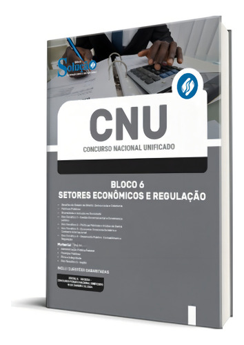 Apostila Cnu 2024 - Bloco 6, De Professores Especializados., Vol. Único. Editora Solução Concursos, Capa Mole, Edição Oficial Em Português, 2024