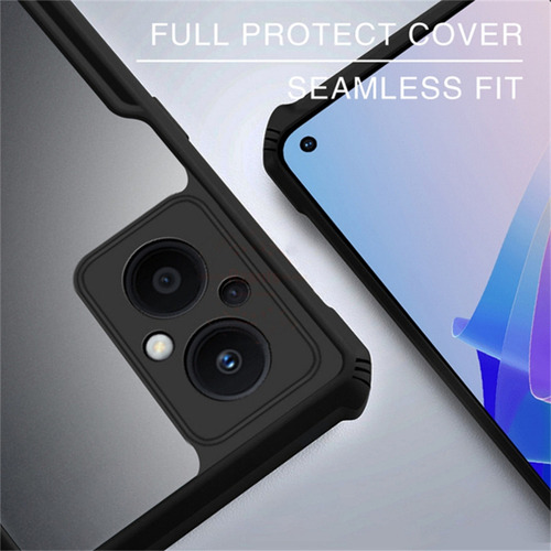Funda Para Reno 7 Lite Suave Marco Claro Tener Vidrio Membra