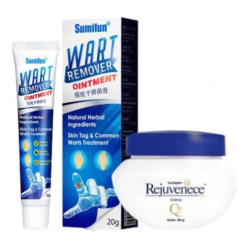 Pack Crema Para Remover Verrugas Y Crema Rejuvenece Plus