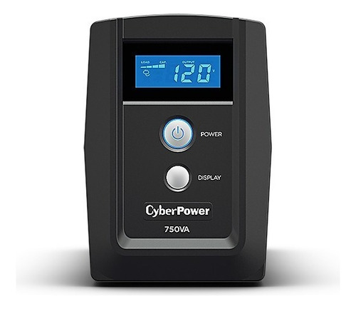 Regulador No Break Cyberpower 750 6 Salidas Nema 5-15r Negro