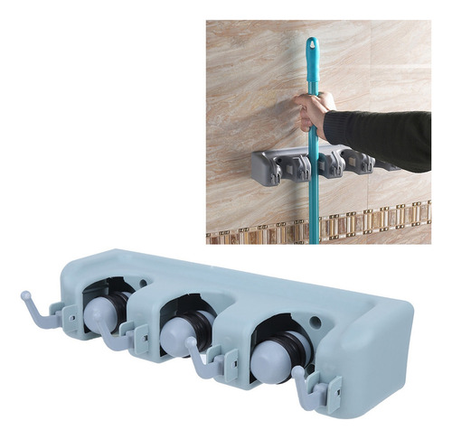Para Soporte Para Escobas, Colgador De Pared Para Mopa,