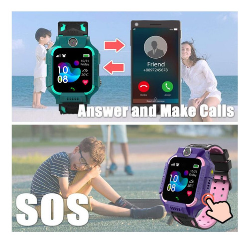 Reloj Inteligente 4g Para Niños, Rastreador Gps, Llamadas Pa