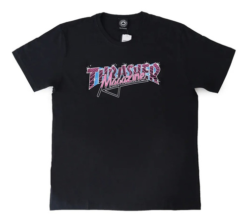 Camiseta Thrasher Vice Logo Preta Original 