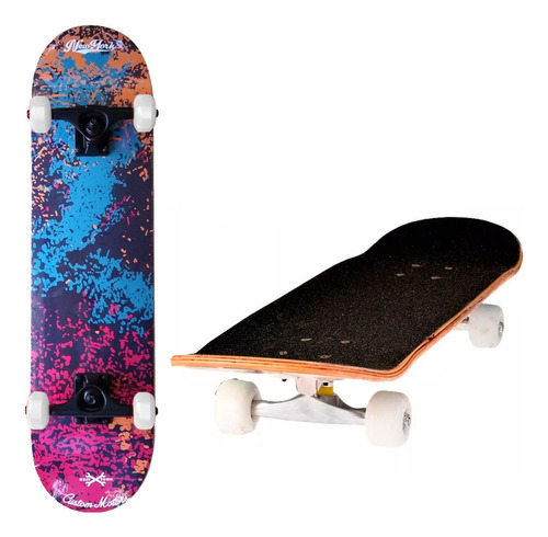 Skate Profesional Maple Canad 7capas C/ Lija Rueda Pu El Rey