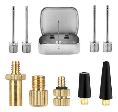 4 Valve Adapter Set Repairing Accessories Tire Tube Pump