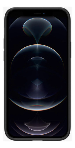 Funda Spigen Thin Fit Apple Iphone 12 Pro Max Negro Lisa
