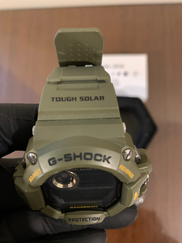 Relógio Casio G-shock Rangeman Gw-9400 Military !! Raro! Verde Militar Verde Preto (Usado)