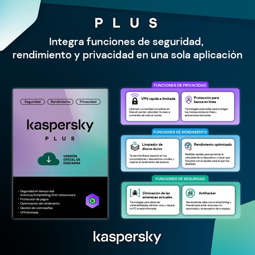 Imagen 4 de 4 de Kaspersky Antivirus Plus 3 Dispositivos Por 2 Años
