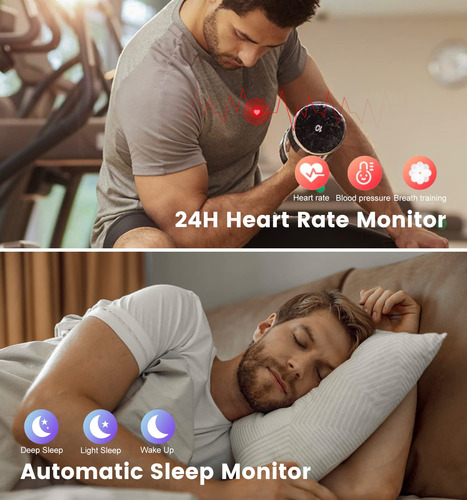 Pantalla Táctil Completa Smartwatch Lige 2024 De 1.3 Pulgada