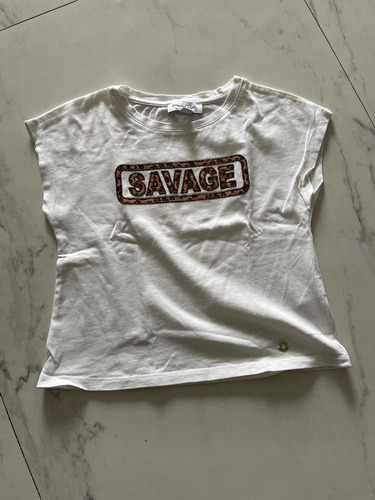 Remera Savage Massimo Dutti Talle 5-6 Años