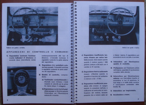 Manual Do Proprietário Fiat 500 D - 1964 -