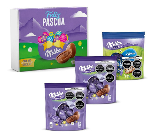 Huevitos De Chocolate Rellenos Milka ® Caja 3 Unidades