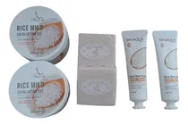 Comprar Kit Exfoliante Arroz 6pzs Jabón Crema Gel Cuidado Y Belleza