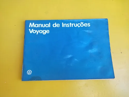 comprar Manual Instruções Proprietário Volkswagen Voyage Antigo
