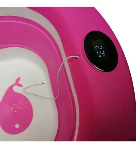 Tina Plegable Con Base Rosa