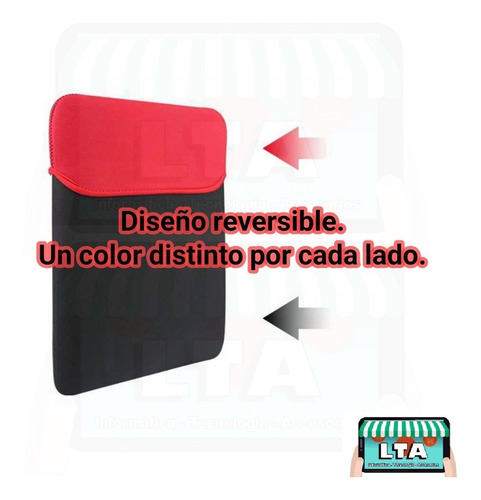 Funda Estuche Sobre Bolsa Protector Neopreno Tablet 10 Negro