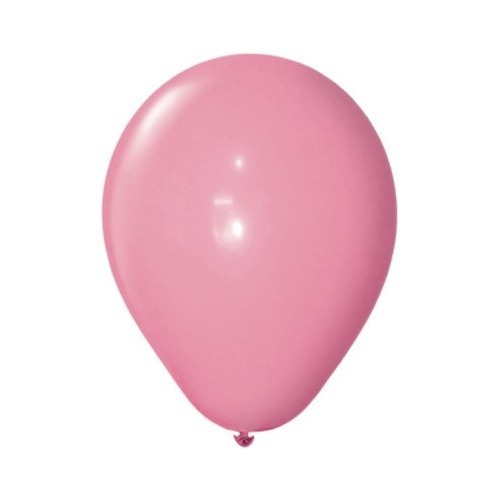 Pack X 10 Globos De  Latex Rosa Perlado De 12 Pulgadas