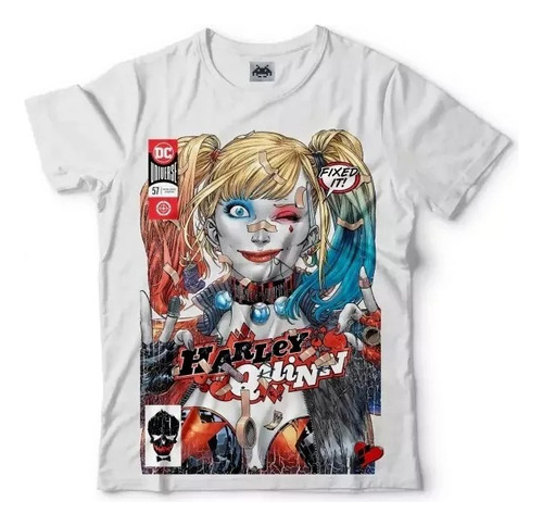 Remera Harley Quinn Suicide Squad Algodon Premium 