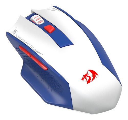 Ratón inalámbrico Redragon Woki M994WBR para jugadores, color azul-plata