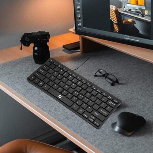 Teclado Com Fio Silencioso Digitação Confortável Alta