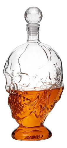 Skull Whiskey & Wine Decanter, 2 Caras Skull & Claw Decanter