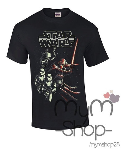 Playera Star Wars Camisa The Force Awakens Camiseta Kylo Ren