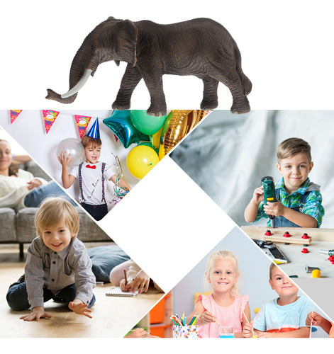 1 Pieza De Juguete De Simulación De Elefantes Para Niños, Mo