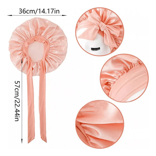 . 2pz Gorro De Seda Para Dormir Y Para Mujer Dormir Y