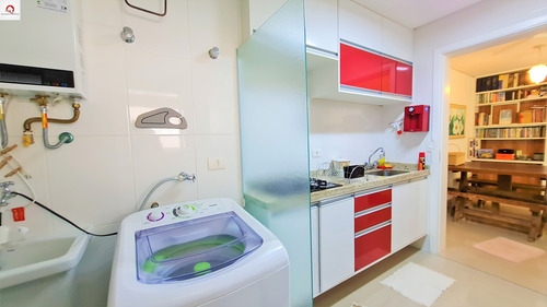 Imagem 10 de 11 de Apartamento À Venda - Praia Das Pitangueiras - 1 Suíte - Sala Para 2 Ambientes - Varanda Gourmet - Mobiliado - 2 Vagas - Prédio Novo - Lazer - Ap05706 - 69224563