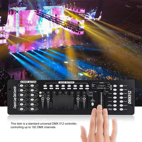 Controlador Dmx 512 Consola Mesa Iluminación 192 Canales
