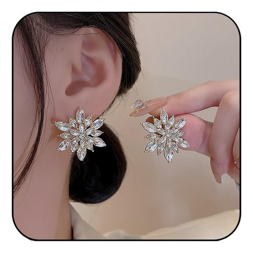 Pendientes De Nieve De Navidad Para Mujer  B0cnw87wt9_150324