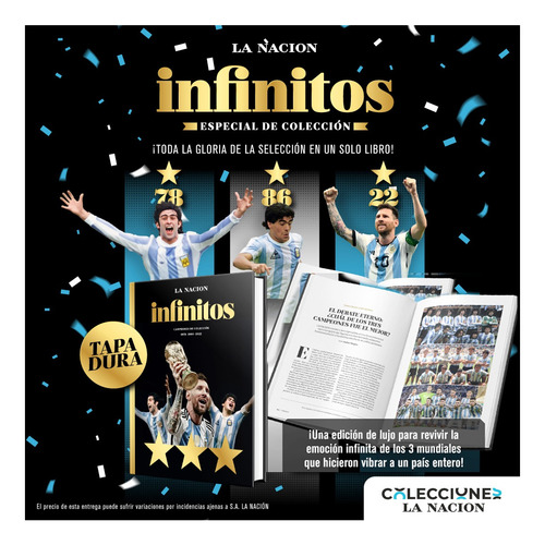 Infinitos : Campeones De Colección 1978-1986-2022 Tapa Dura