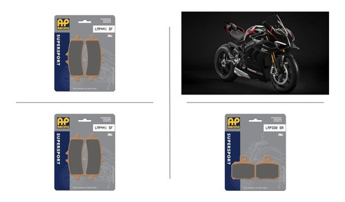 Ducati Panigale V4s - Pastilhas Freio D/t - Ap Racing/brembo