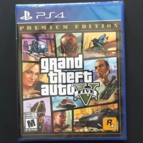 Imagen 3 de 3 de Grand Theft Auto 5 Premium Edition Formato Físico Ps4