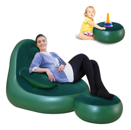 Sofa Inflable, Silla Inflable, Silla Tumbona Portatil, Silla