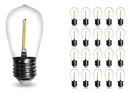 S14 Led Bulb String Light Bulbs Equivalent 7 Watt Dayli...