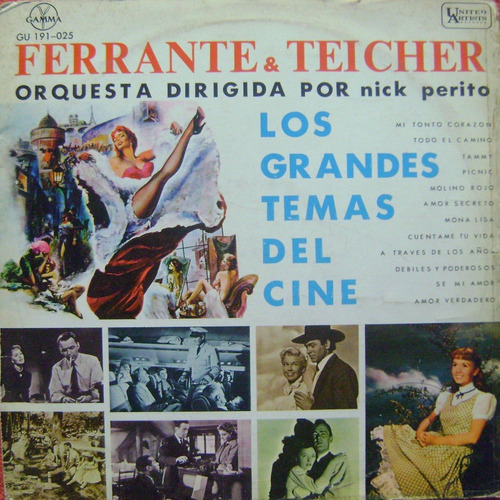 Ferrante Y Teicher - Grandes Temas Del Cine (1960) Vinyl Lp