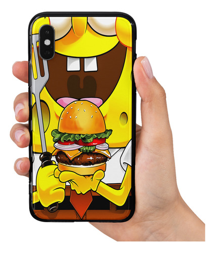 Funda Para iPhone En Todos Los Modelos Bob Esponja Burger