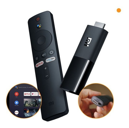 Imagen 7 de 10 de Xiaomi Mi TV Stick MDZ-24-AA control de voz Full HD 8GB negro con 1GB de memoria RAM