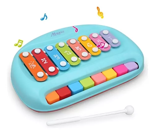 Xilófono para bebés Dingray - Juguetes de baño musicales para niños  pequeños
