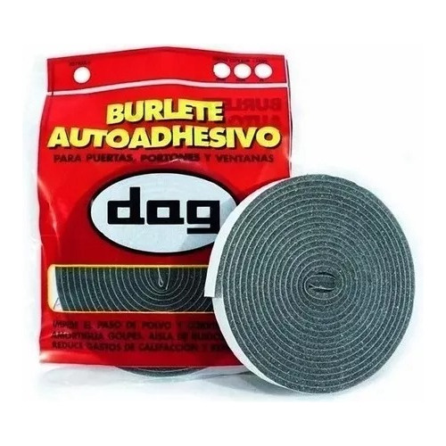 Burlete Autoadhesivo Dog 20mm X 10mm X 5mts