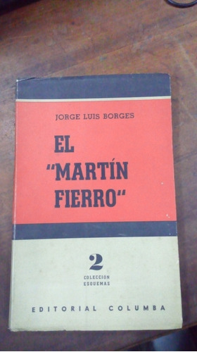 Libro El  Martin   Fierro 