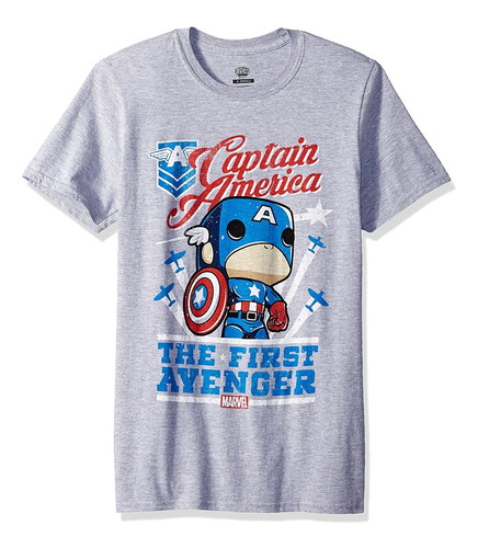 Funko Pop Tees #72 Limited Edition Captain America Talle M 