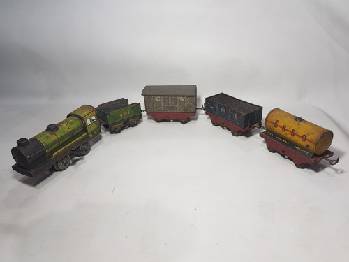 Imagen 1 de 10 de Antiguo Tren Hojalata Hornby Meccano England Func Mag 58648